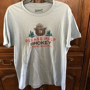 National Parks Landmarks Project Smokey Shirt Sz L